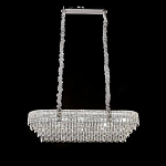 Люстра овальная с каскадом из прозрачного хрусталя Constant Sparks варинант исполнения - 3 | Loft Concept в Грозном