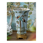 Ваза из фарфора с бронзовыми элементами Tropical Garden варинант исполнения - 6 | Loft Concept в Грозном