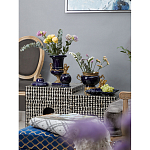 Менажница темно-синяя фарфоровая с бронзовой фигуркой ангела Eden Garden варинант исполнения - 6 | Loft Concept в Грозном