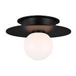 Потолочный светильник с шарообразным плафоном из белого матового стекла Generation Lighting варинант исполнения - 2 | Loft Concept в Грозном
