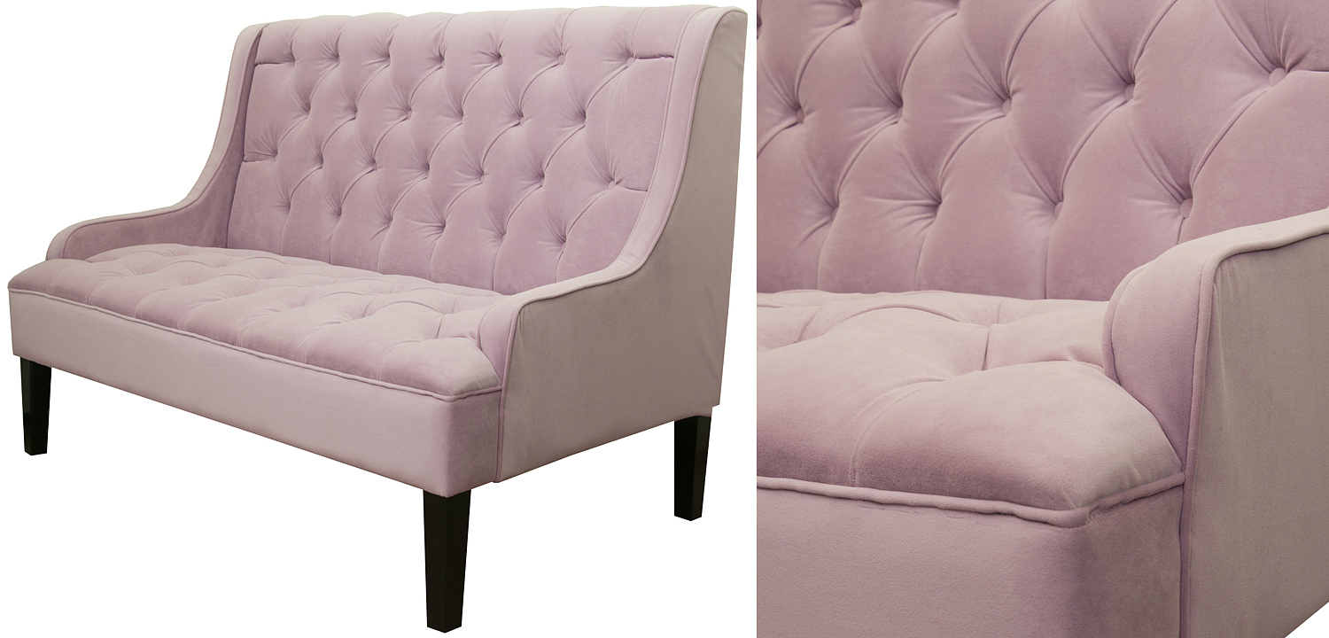Диван Folket Sofa velour pink Диван Folket Sofa velour pink - Loft-Concept в Грозном