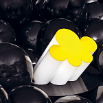 Настольная дизайнерская лампа Poltronova Passiflora Yellow Table Lamp варинант исполнения - 8 | Loft Concept в Грозном