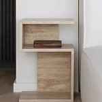 Дизайнерский журнальный стол фигурный с полками Gulip варинант исполнения - 1 | Loft Concept в Грозном