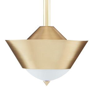 Подвесной светильник светодиодный конусообразный Сone Shaped Gold Pendant