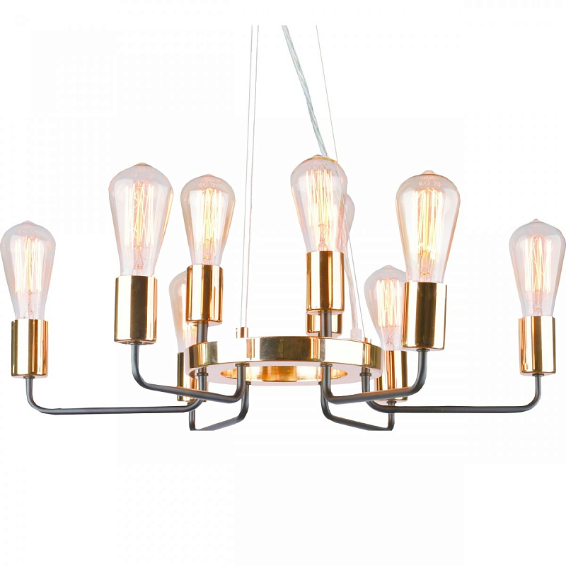 Люстра Gold Stick Chandelier Глянцевое золото Люстра Gold Stick Chandelier Глянцевое золото в Грозном | Loft Concept