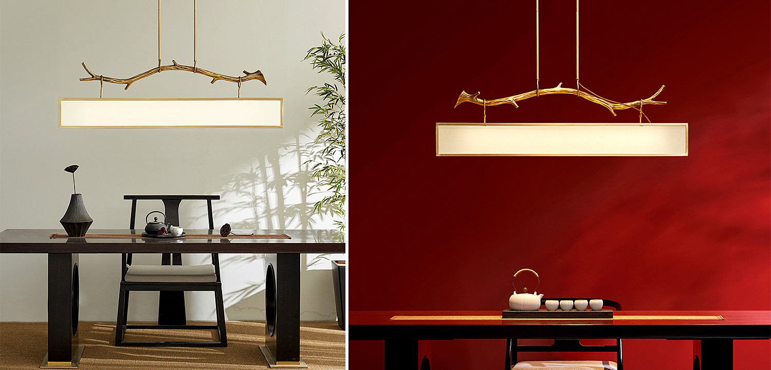 Дизайнерская прямоугольная люстра с золотой веткой Rectangular chandelier golden branch Дизайнерская прямоугольная люстра с золотой веткой Rectangular chandelier golden branch - Loft-Concept в Грозном