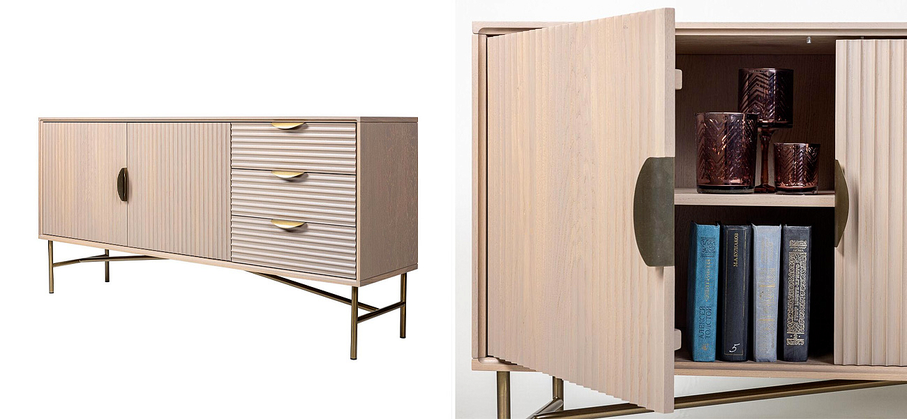 Комод Antique Order Бежевый Шпон Дуба Комод Antique Order Бежевый Шпон Дуба - Loft-Concept в Грозном