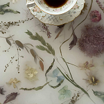 Поднос для ванны из эпоксидной смолы с цветами белая Epoxy Resin Flowers Bath Tray White варинант исполнения - 4 | Loft Concept в Грозном