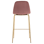 Барный стул на золотистых ножках VENDRAMIN Pink варинант исполнения - 5 | Loft Concept в Грозном