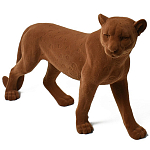 Декоративная статуэтка коричневый флок Сheetah Statuette варинант исполнения - 1 | Loft Concept в Грозном
