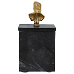 Мраморная шкатулка с бюстом из металла KELLY WEARSTLER варинант исполнения - 4 | Loft Concept в Грозном