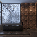 Гипсовая 3D панель с принтографией PM-22 варинант исполнения - 1 | Loft Concept в Грозном