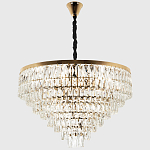 Люстра с прямоугольными хрустальными подвесками Lunet Crystal Rectangulars Chandelier 18 варинант исполнения - 3 | Loft Concept в Грозном