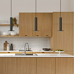 Подвесной светильник светодиодный черный Light Durability варинант исполнения - 1 | Loft Concept в Грозном