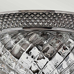 Потолочный светильник с чашеобразным плафоном из толстого волнообразного стекла и широким узорчатым основанием Hinkley варинант исполнения - 8 | Loft Concept в Грозном