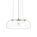 Подвесной светильник  с плоским прозрачным стеклянным плафоном Grada Light варинант исполнения - 1 | Loft Concept в Грозном