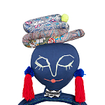 Кукла из одежды и павлопосадских платков Rusalka Blue Jeans варинант исполнения - 2 | Loft Concept в Грозном