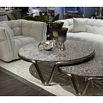 Стол журнальный круглый с узором Table Hypontic Pattern варинант исполнения - 6 | Loft Concept в Грозном