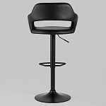 Барный стул черного цвета Strohach варинант исполнения - 4 | Loft Concept в Грозном