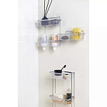 Полка напольная трехъярусная для ванной Bathroom Floor Shelf варинант исполнения - 2 | Loft Concept в Грозном