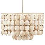 Люстра с каскадом из круглых декоративных элементов Texture Discs варинант исполнения - 3 | Loft Concept в Грозном