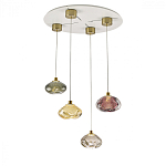 Подвесной светильник с прозрачным стеклянным плафоном округлой формы Effervia  варинант исполнения - 6 | Loft Concept в Грозном