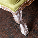 Диван из натурального бука бежевый с изображением птиц и цветов Beige Green Chinoiserie Garden Sofa варинант исполнения - 6 | Loft Concept в Грозном