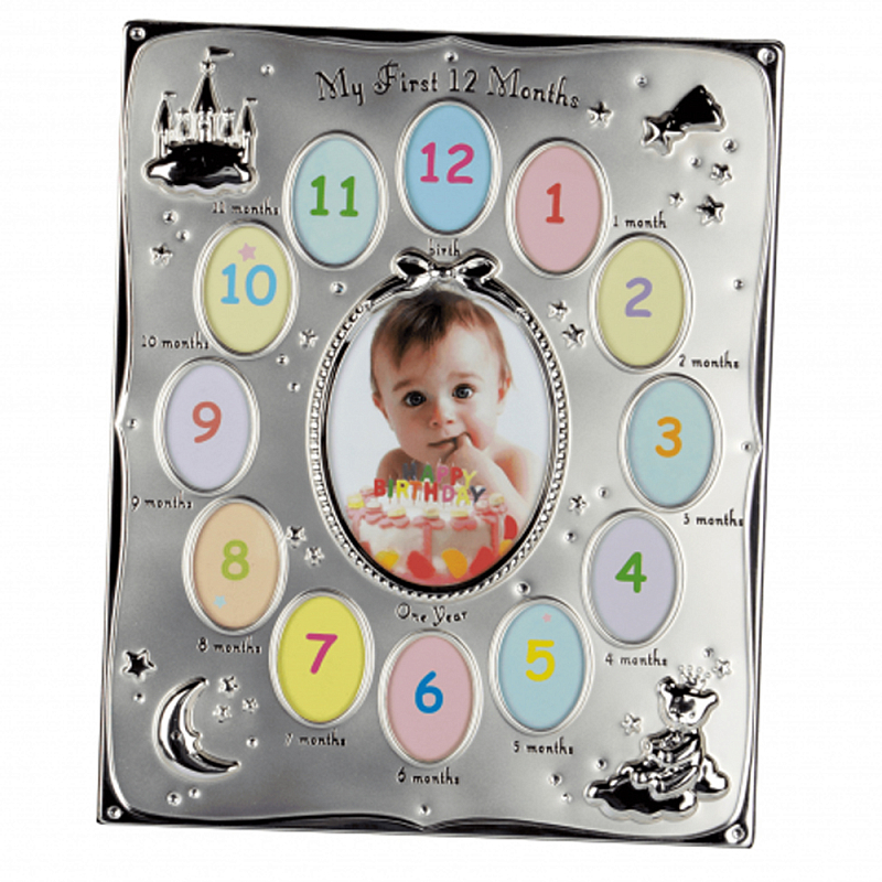 Фоторамка детская Childhood Corner Watch 13 фото Серебристый Фоторамка детская Childhood Corner Watch 13 фото Серебристый в Грозном | Loft Concept