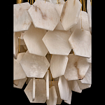 Люстра с фигурными подвесками из натурального камня Glowing Spheres варинант исполнения - 5 | Loft Concept в Грозном