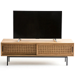 ТВ-тумба с плетеным декором Tate Wicker TV Stand варинант исполнения - 2 | Loft Concept в Грозном