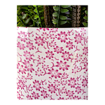 Кашпо из белого фарфора с розовым цветочным орнаментом Eden Garden варинант исполнения - 4 | Loft Concept в Грозном