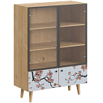 Витрина с изображением на дверцах Elise Cupboard варинант исполнения - 6 | Loft Concept в Грозном