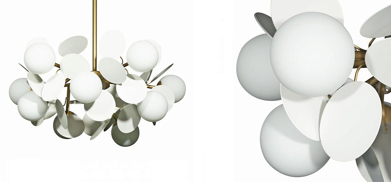 Люстра MATISSE Chandelier White 10 ламп Люстра MATISSE Chandelier White 10 ламп - Loft-Concept в Грозном