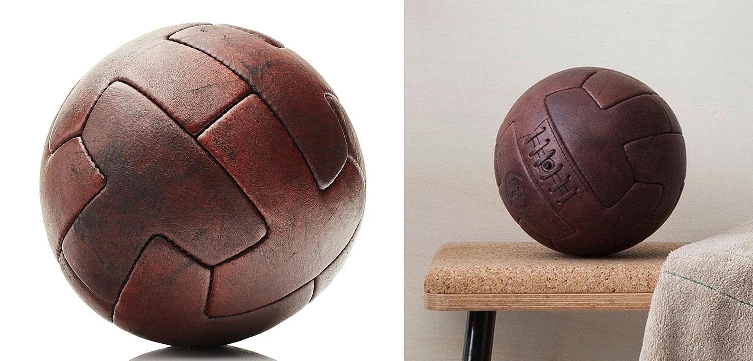Футбольный Мяч из коричневой Кожи RETRO HERITAGE BROWN LEATHER T SOCCER BALL Футбольный Мяч из коричневой Кожи RETRO HERITAGE BROWN LEATHER T SOCCER BALL - Loft-Concept в Грозном