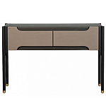 Консоль тёмно-коричневого цвета с 2-мя ящиками Gladstone варинант исполнения - 2 | Loft Concept в Грозном