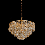 Люстра каскадная с подвесками в форме колец Galaxy of Light варинант исполнения - 4 | Loft Concept в Грозном