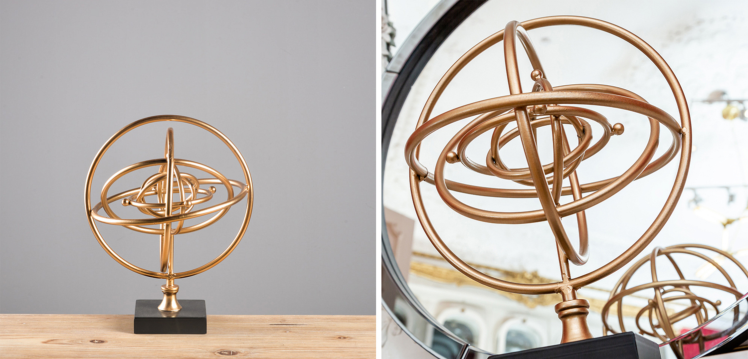 Статуэтка Sphere Sundial gold Статуэтка Sphere Sundial gold - Loft-Concept в Грозном