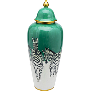Ваза с крышкой Green Zebra