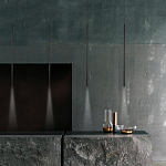 Подвсеной светильник светодиодный металлический цилиндрической формы Высота 80см Trumpet tube варинант исполнения - 10 | Loft Concept в Грозном