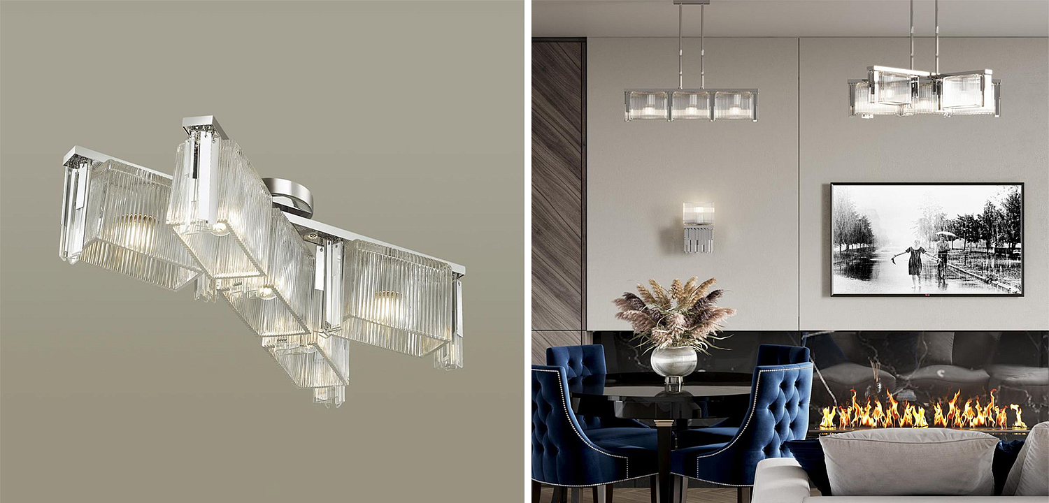 Люстра Madelen Chrome Chandelier 5 Люстра Madelen Chrome Chandelier 5 - Loft-Concept в Грозном