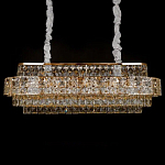 Люстра овальной формы хрустальная в неоклассическом стиле Majesty варинант исполнения - 1 | Loft Concept в Грозном