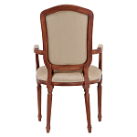 Стул с подлокотниками из натурального бука бежевый Solid Luxury варинант исполнения - 3 | Loft Concept в Грозном