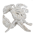 Статуэтка краб с детализированной текстурой в белом цвете Marine Accessories варинант исполнения - 2 | Loft Concept в Грозном