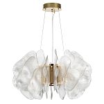 Люстра с декором в виде крупных рельефных лепестков 80 см Ethereal Bloom варинант исполнения - 2 | Loft Concept в Грозном