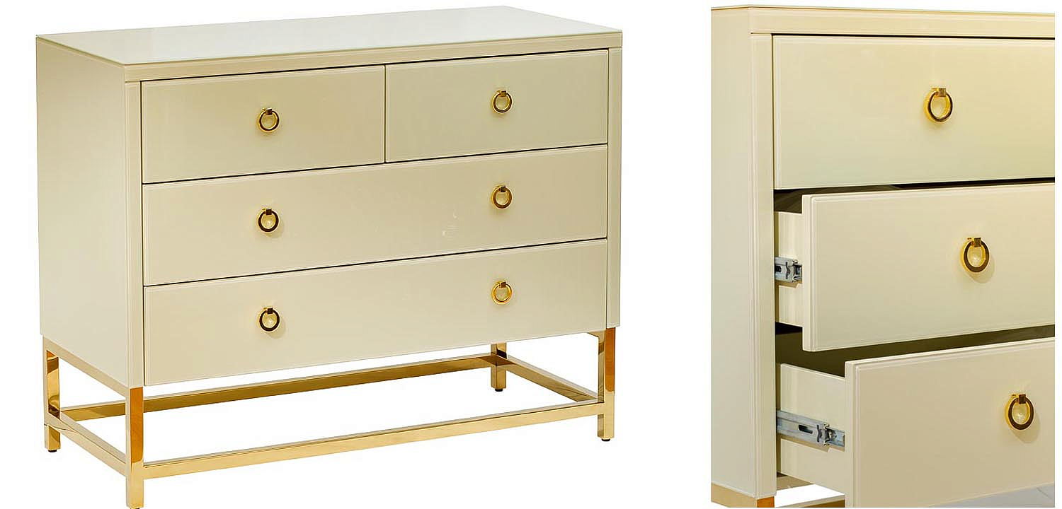 Комод в стиле модерн Marinella Beige Commode Бежевый Комод в стиле модерн Marinella Beige Commode Бежевый - Loft-Concept в Грозном