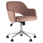 Кресло для компьютерного стола Veloury Pink варинант исполнения - 1 | Loft Concept в Грозном