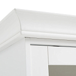 Витрина с раздвижными дверцами Wells Glass Showcase White варинант исполнения - 5 | Loft Concept в Грозном