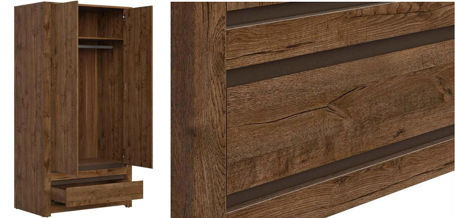 Шкаф Helga Wardrobe две двери Шкаф Helga Wardrobe две двери - Loft-Concept в Грозном