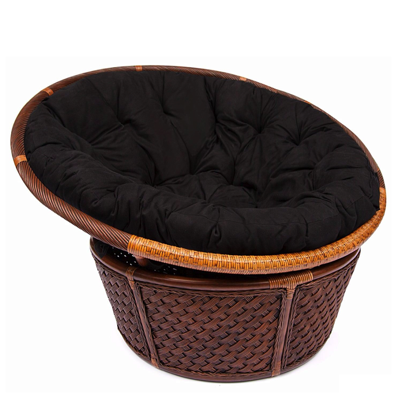 Кресло Bamboo black Черный Коричневый Кресло Bamboo black Черный Коричневый в Грозном | Loft Concept