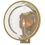 Бра круглое с прозрачным рельефным плафоном Crystal Prism варинант исполнения - 2 | Loft Concept в Грозном